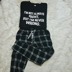 Dkny lg pants w xl hoodie